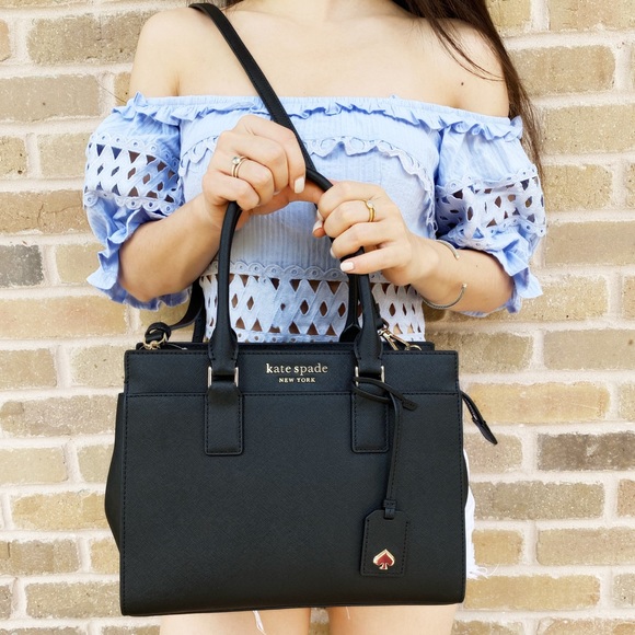 Gaby’sBagsK👜💕Kate Spade Satchel Crossbody Black - Picture 2 of 7